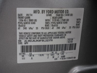 2015 Lincoln MKX Base