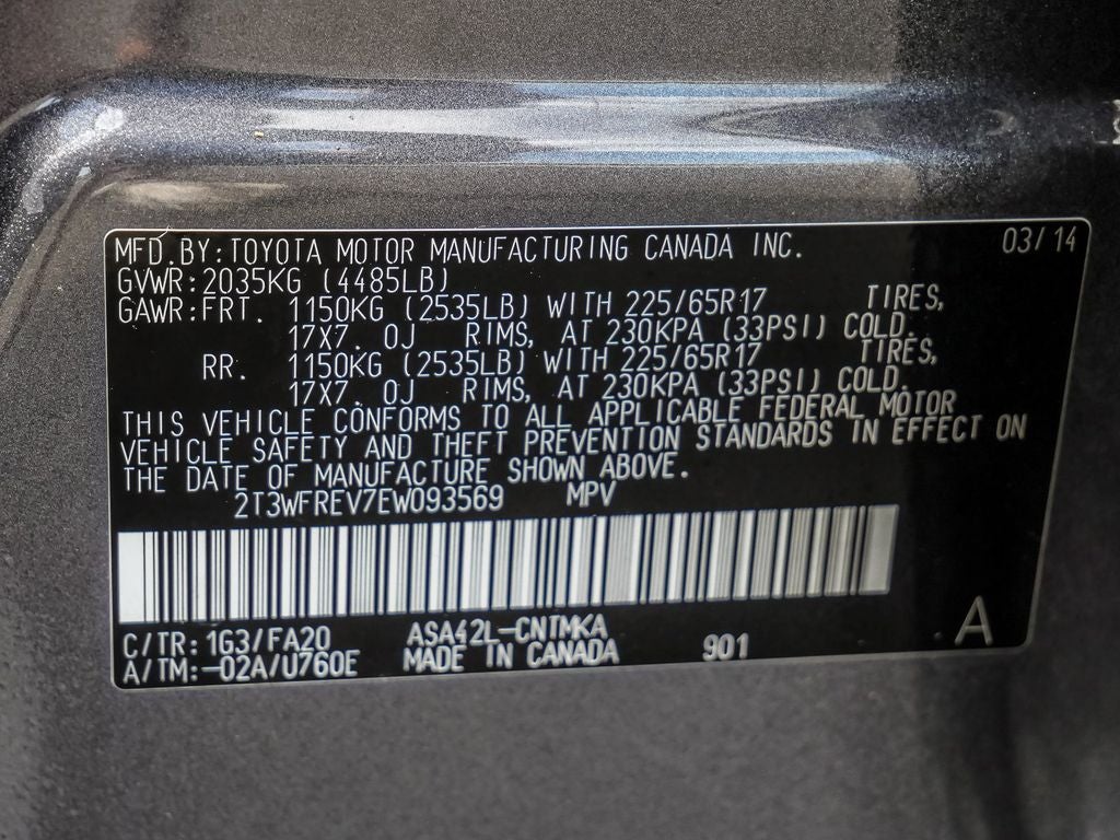 2014 Toyota RAV4 XLE