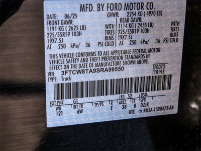 2025 Ford Maverick Lobo Standard