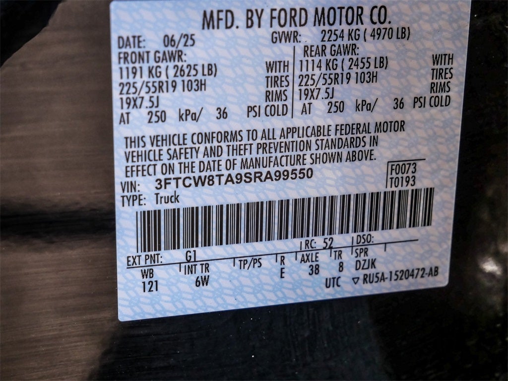 2025 Ford Maverick Lobo Standard