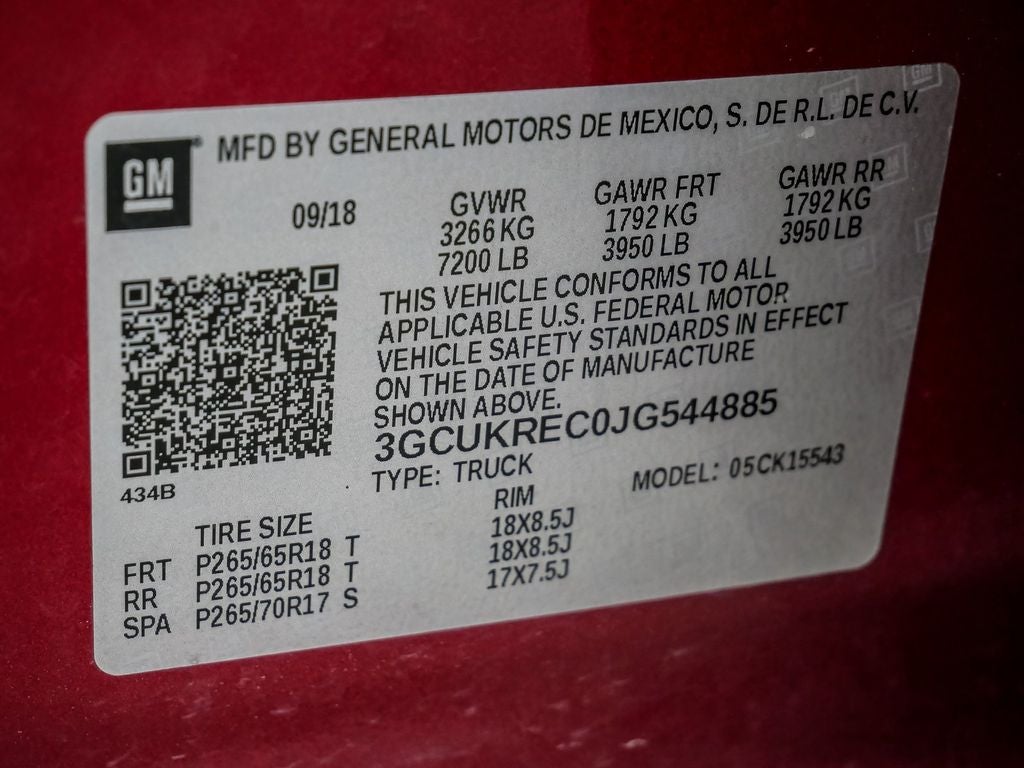 2018 Chevrolet Silverado 1500 LT Z71