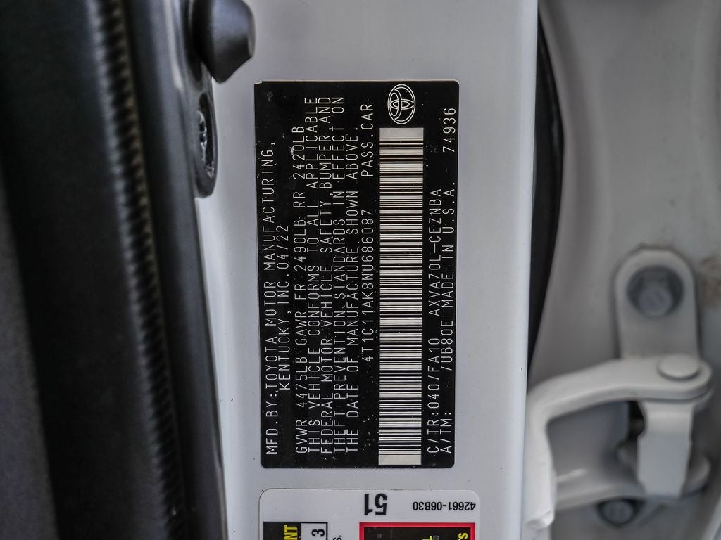 2022 Toyota Camry LE