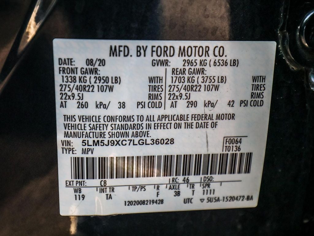 2020 Lincoln Aviator Black Label