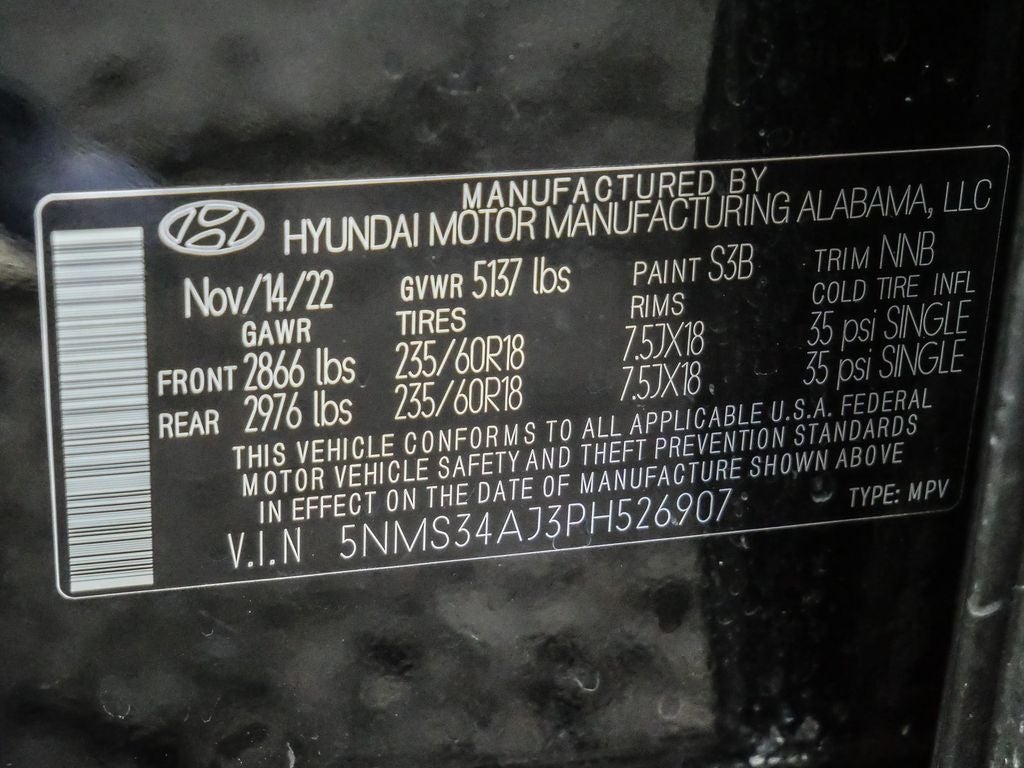 2023 Hyundai Santa Fe SEL Panoramic Moonroof