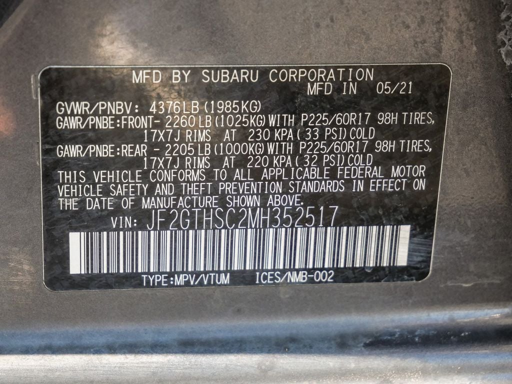 2021 Subaru Crosstrek Sport