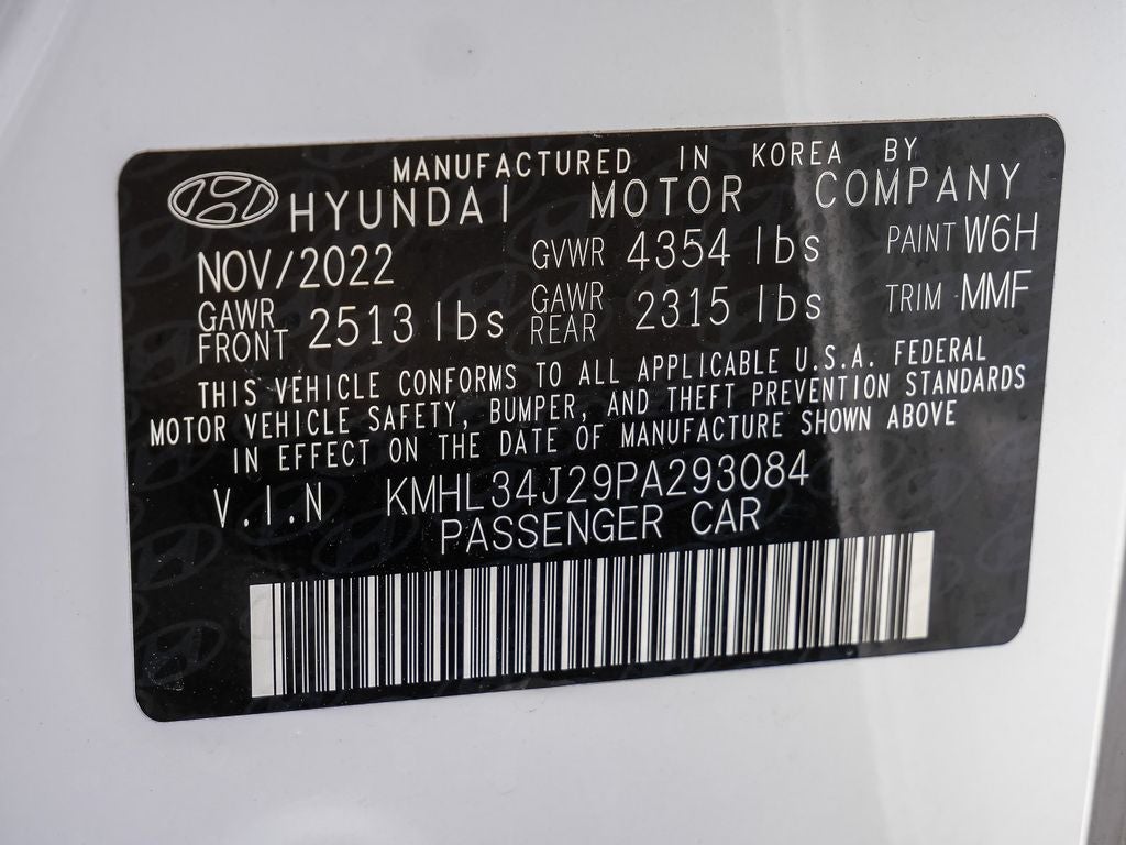 2023 Hyundai Sonata Limited Panoramic Sunroof