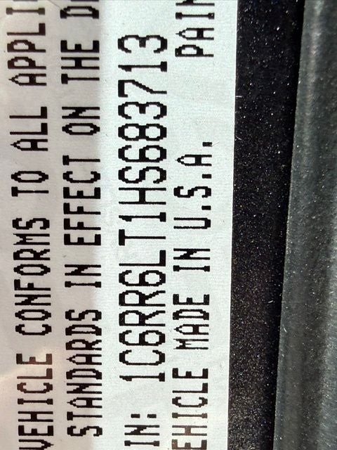 2017 RAM 1500 Lone Star Silver