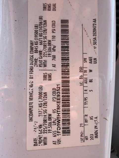 2019 Ford F-550SD XL DRW