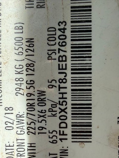 2018 Ford F-550SD XL DRW | 4WD | 6.7L Pwr Stroke