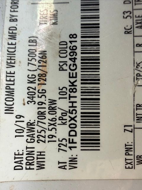 2019 Ford F-550SD XL DRW | 4WD | 6.7L Pwr Stroke