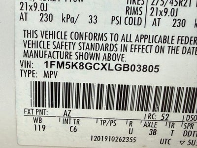 2020 Ford Explorer ST Premium Tech Pkg