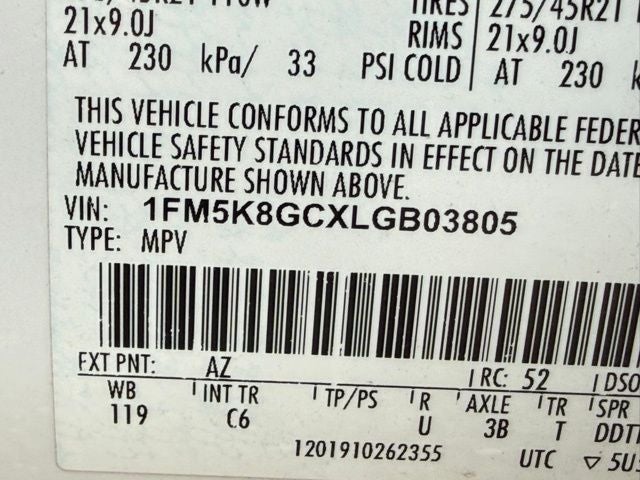 2020 Ford Explorer ST Premium Tech Pkg