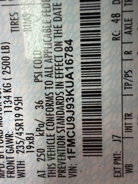 2019 Ford Escape Titanium 4WD | EcoBoost