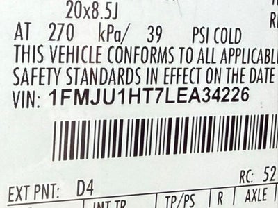 2020 Ford Expedition XLT BENCH SEAT