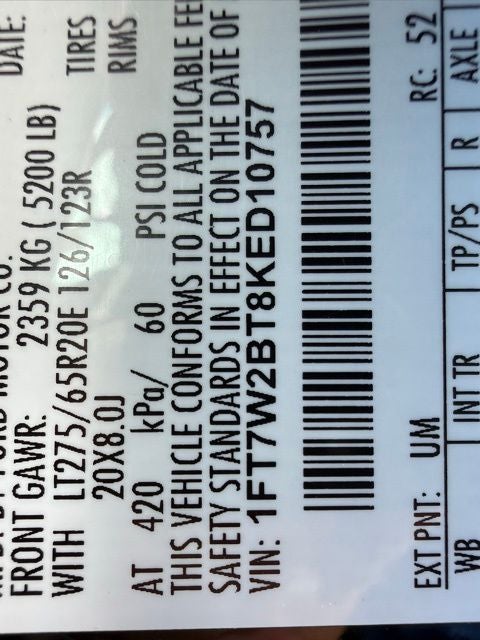 2019 Ford F-250SD Platinum