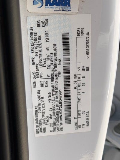 2020 Ford F-350SD XLT DRW