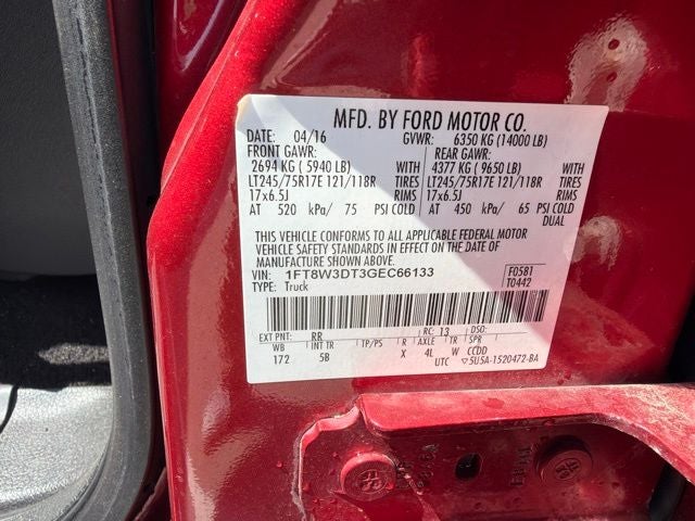 2016 Ford F-350SD Lariat DRW