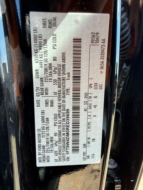 2024 Ford F-450SD Platinum DRW