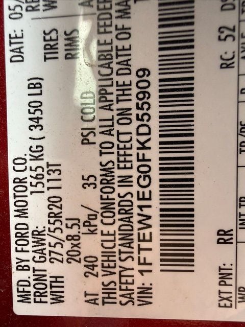 2015 Ford F-150 Lariat