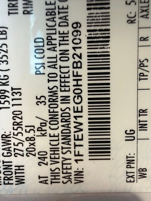 2017 Ford F-150 Platinum