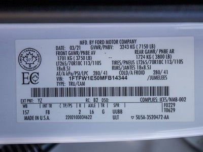 2021 Ford F-150 XLT Sport | 4WD | 5.0L V8