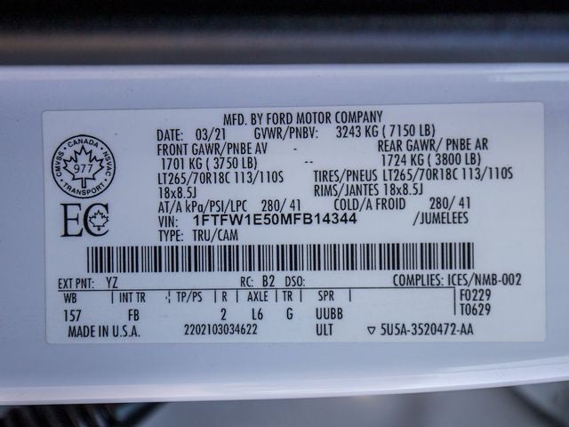 2021 Ford F-150 XLT Sport | 4WD | 5.0L V8