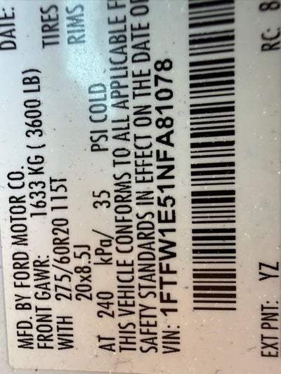 2022 Ford F-150 Black Widow