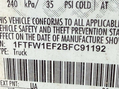 2011 Ford F-150 FX4 5.0L V8