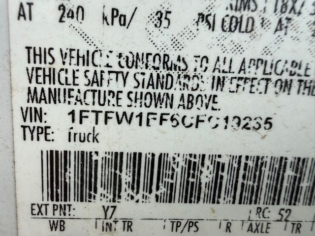 2012 Ford F-150 Lariat