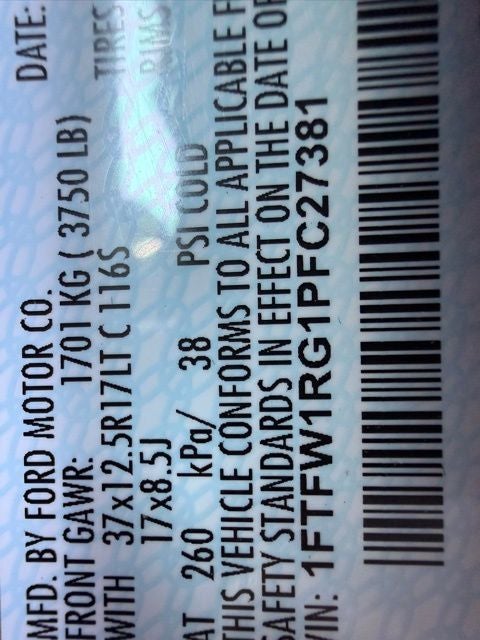 2023 Ford F-150 Raptor 37 Performance High Output