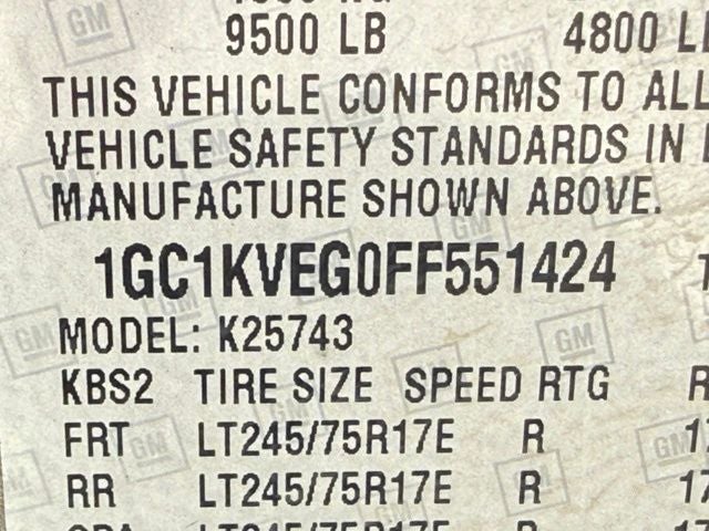 2015 Chevrolet Silverado 2500HD LT