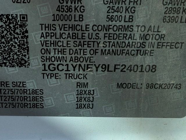 2020 Chevrolet Silverado 2500HD LT