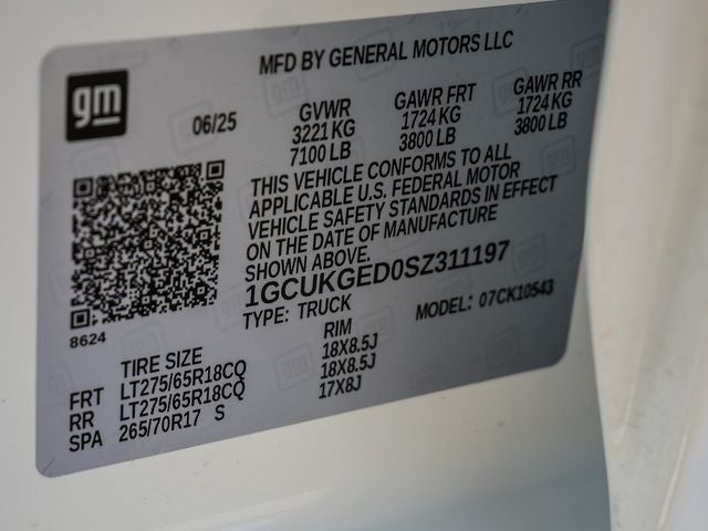 2025 Chevrolet Silverado 1500 LTZ