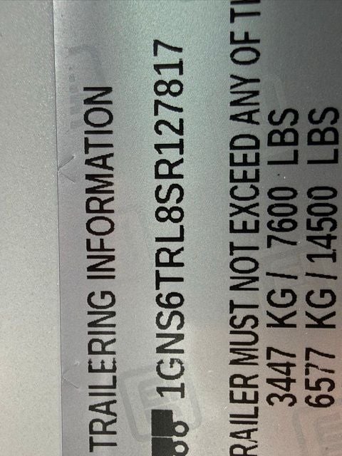 2025 Chevrolet Tahoe High Country