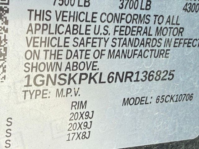 2022 Chevrolet Tahoe Z71