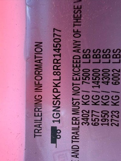 2024 Chevrolet Tahoe Z71 Off Road Luxury Pkg