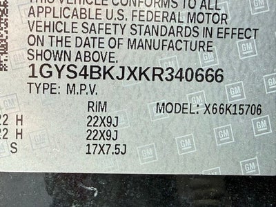 2019 Cadillac Escalade Luxury