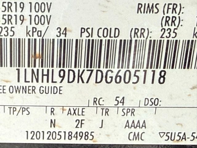 2013 Lincoln MKS Base