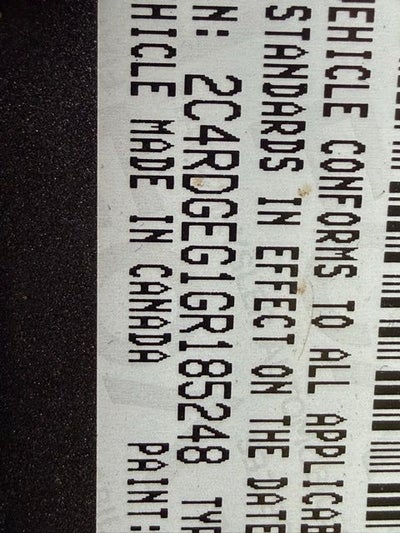 2016 Dodge Grand Caravan R/T