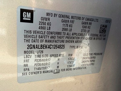 2012 Chevrolet Equinox LS