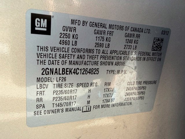 2012 Chevrolet Equinox LS