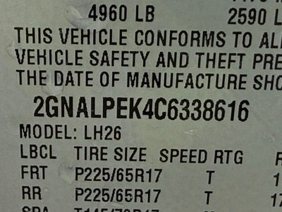 2012 Chevrolet Equinox LT 2LT