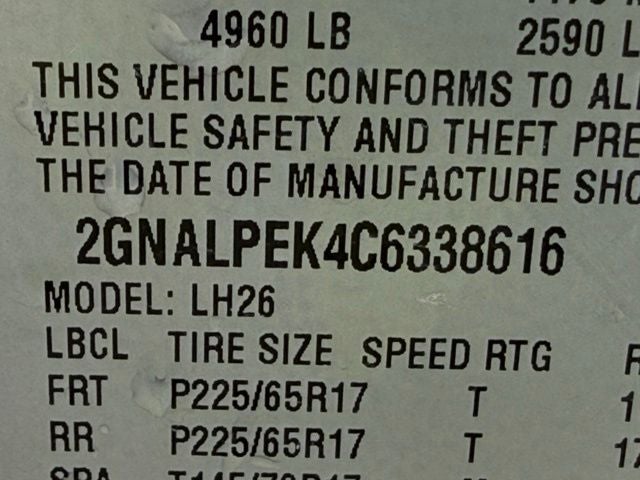2012 Chevrolet Equinox LT 2LT