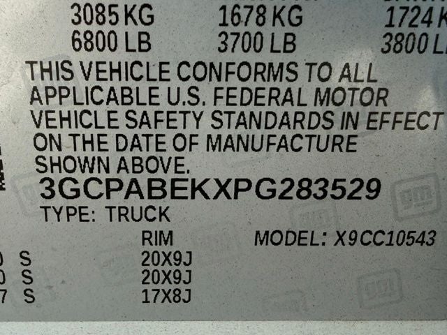 2023 Chevrolet Silverado 1500 Custom Lane Keep Assist