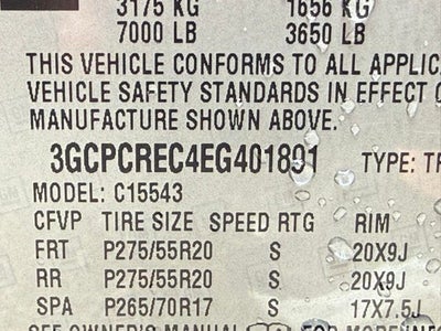 2014 Chevrolet Silverado 1500 LT LT1