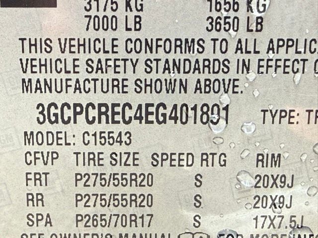 2014 Chevrolet Silverado 1500 LT LT1