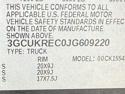 2018 Chevrolet Silverado 1500 LT LT2