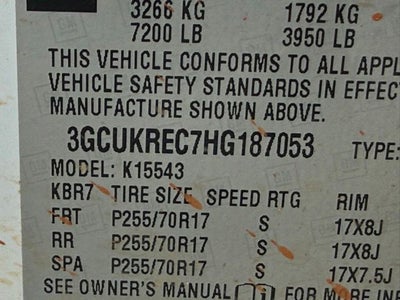 2017 Chevrolet Silverado 1500 LT LT1