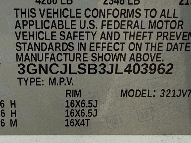 2018 Chevrolet Trax LT