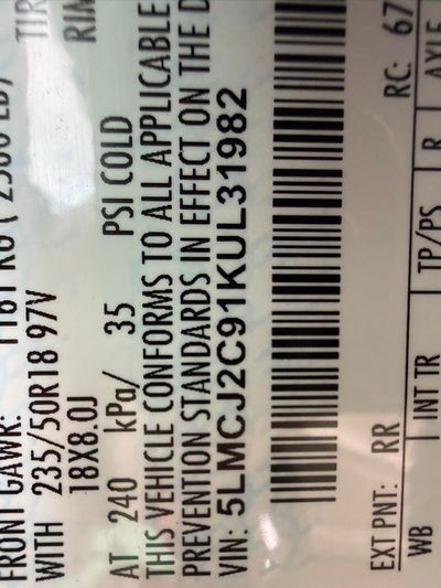 2019 Lincoln MKC Select